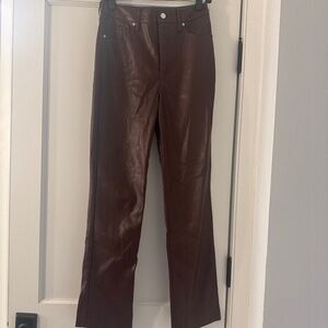 Express vegan leather pants